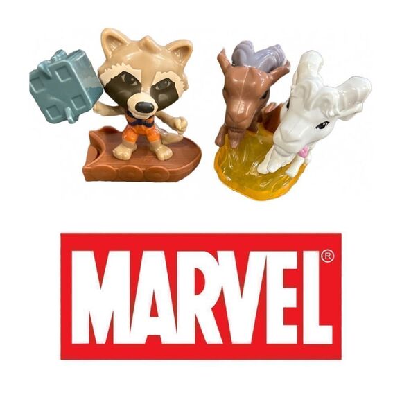 McDonald’s 2022 Marvel Figurines - 5 Total - Picture 3 of 4